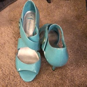 Blue heels